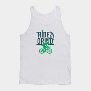 Bike Life Cyclist Pedal Hard Grind Tank Top